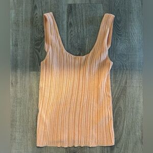 Vince Ribbed-knit cotton tank
